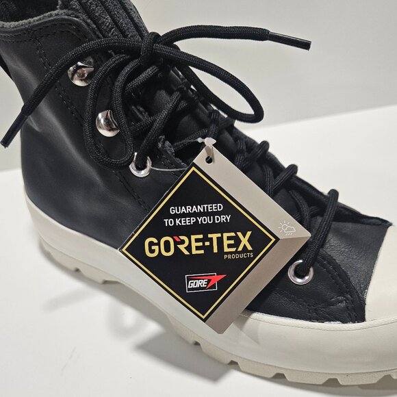 Converse Chuck Taylor Gore-Tex Lugged Leather Boots Black Women’s 7.5 NWT - Picture 5 of 12